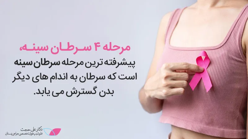 مرحله ۴ سرطان سینه