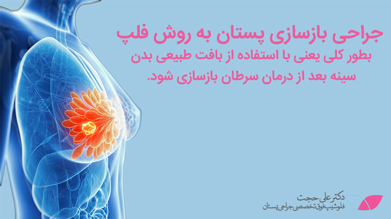 بازسازی پستان با کمک فلپ