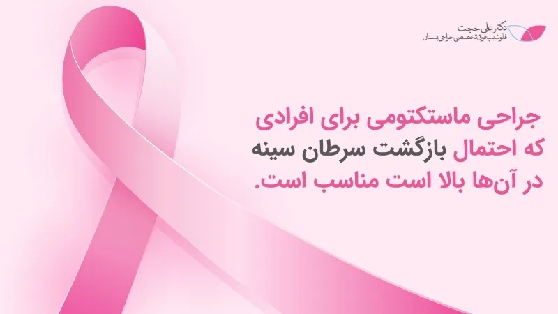 ماستکتومی برای چه کسانی مناسب است ماستکتومی برای چه کسانی مناسب است