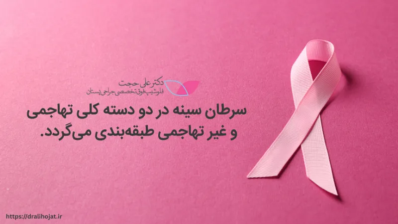 انواع سرطان سینه